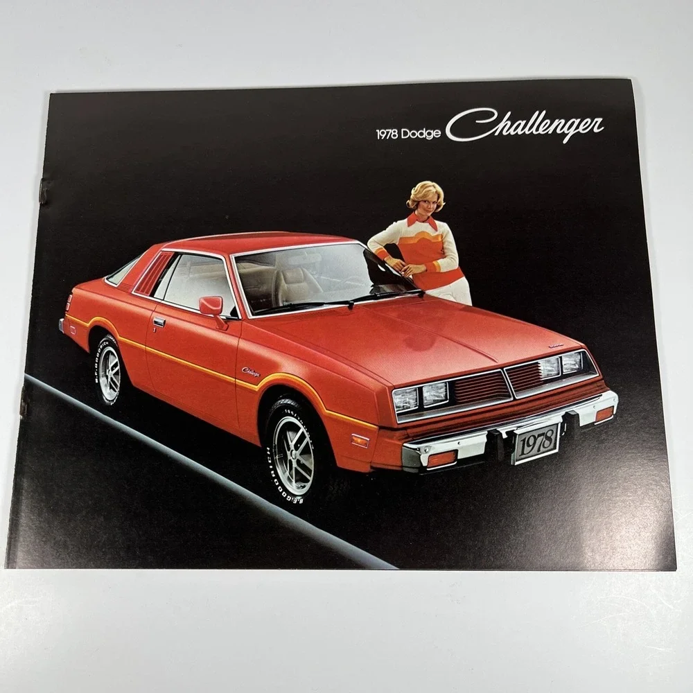 Dodge Challenger 1978 Car Dealer Sales Brochure Catalog Sports Car Man Cave Gift